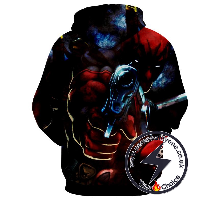 Deadpool - Deadpool 3D - Hoodies